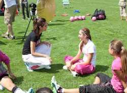 Dobrev has also been involved in few charitable is Dobrev has also been involved in few charitable issues, few of the charities she volunteers for include <b>Project Pink</b> and <b>Hunger Bites</b>. A
